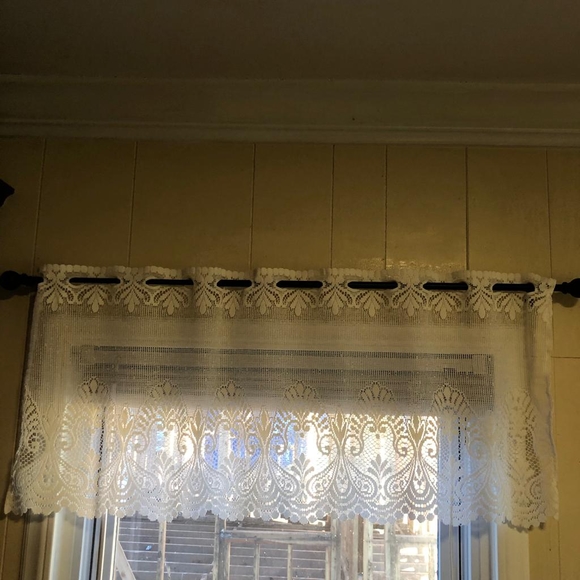 Short Window Tiers Window Drape Shade Curtains for Laundry Room Studio - Picture 3 of 7